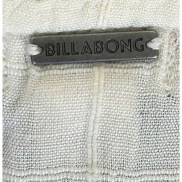 Billabong Women’s Cream Sundown Dress Button‎ Down Baby Doll Dress Size S - Picture 9 of 10